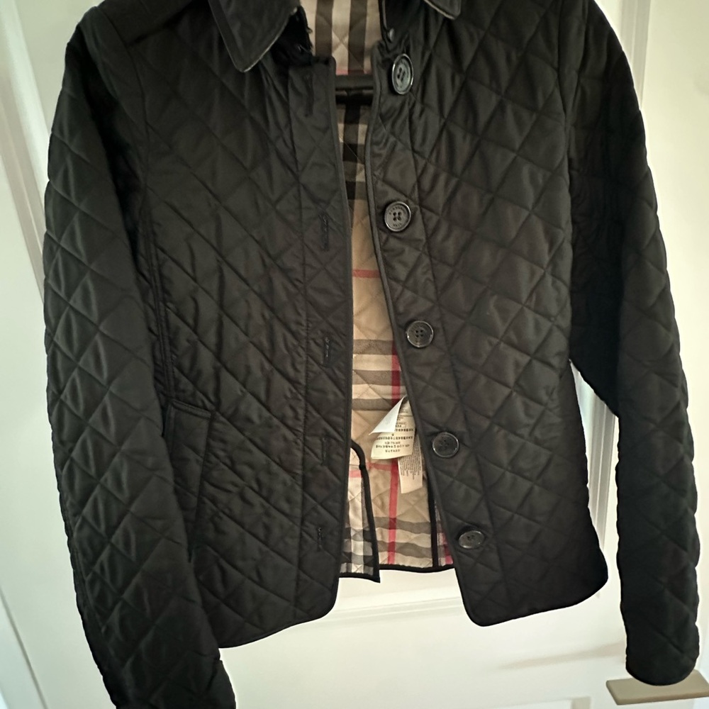 Burberry Black Quilted Jacket